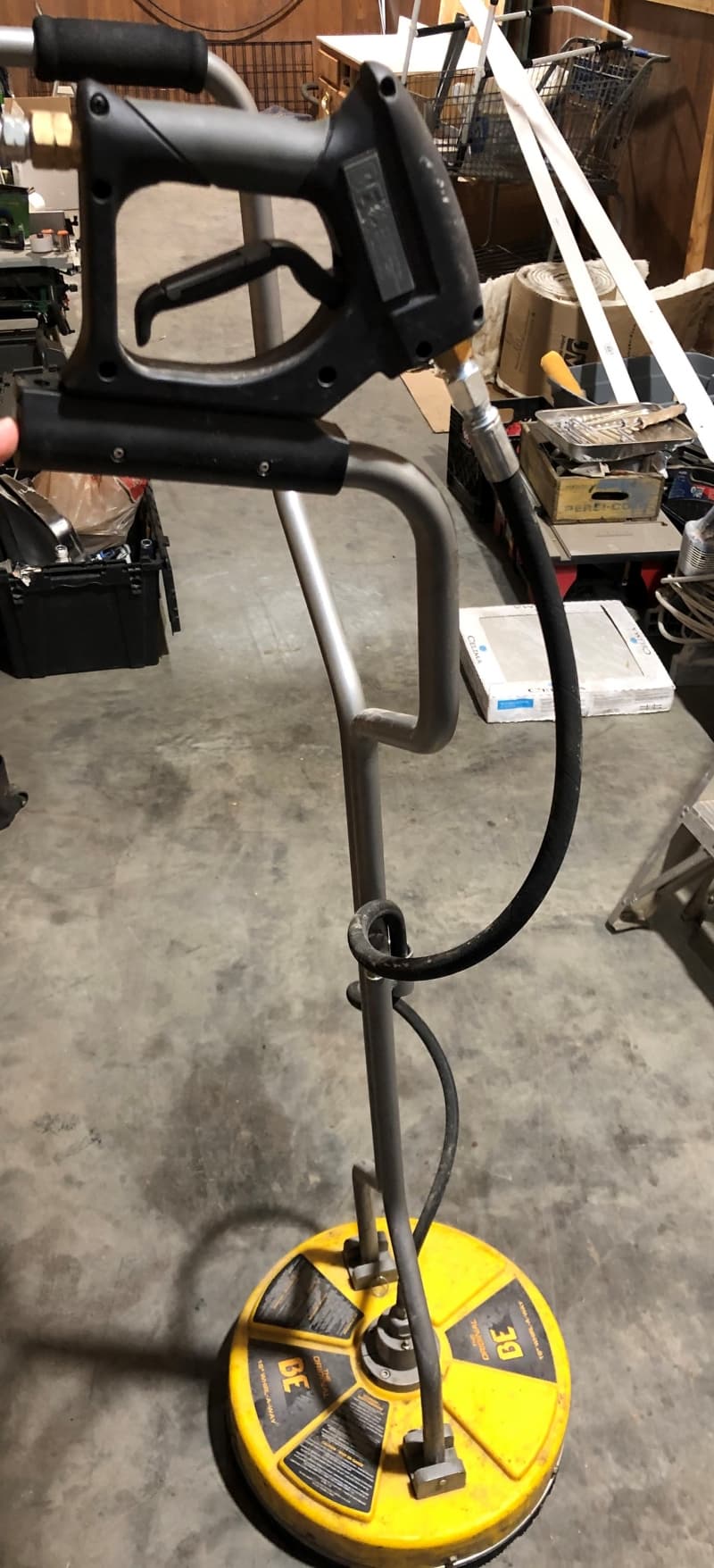 16” Whirl-A-Way pressure washer attachment