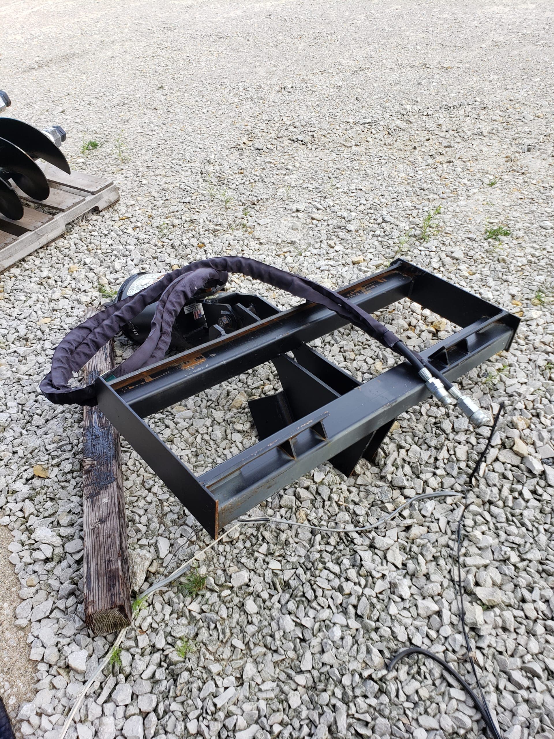 Auger and Bits for Skid Steer